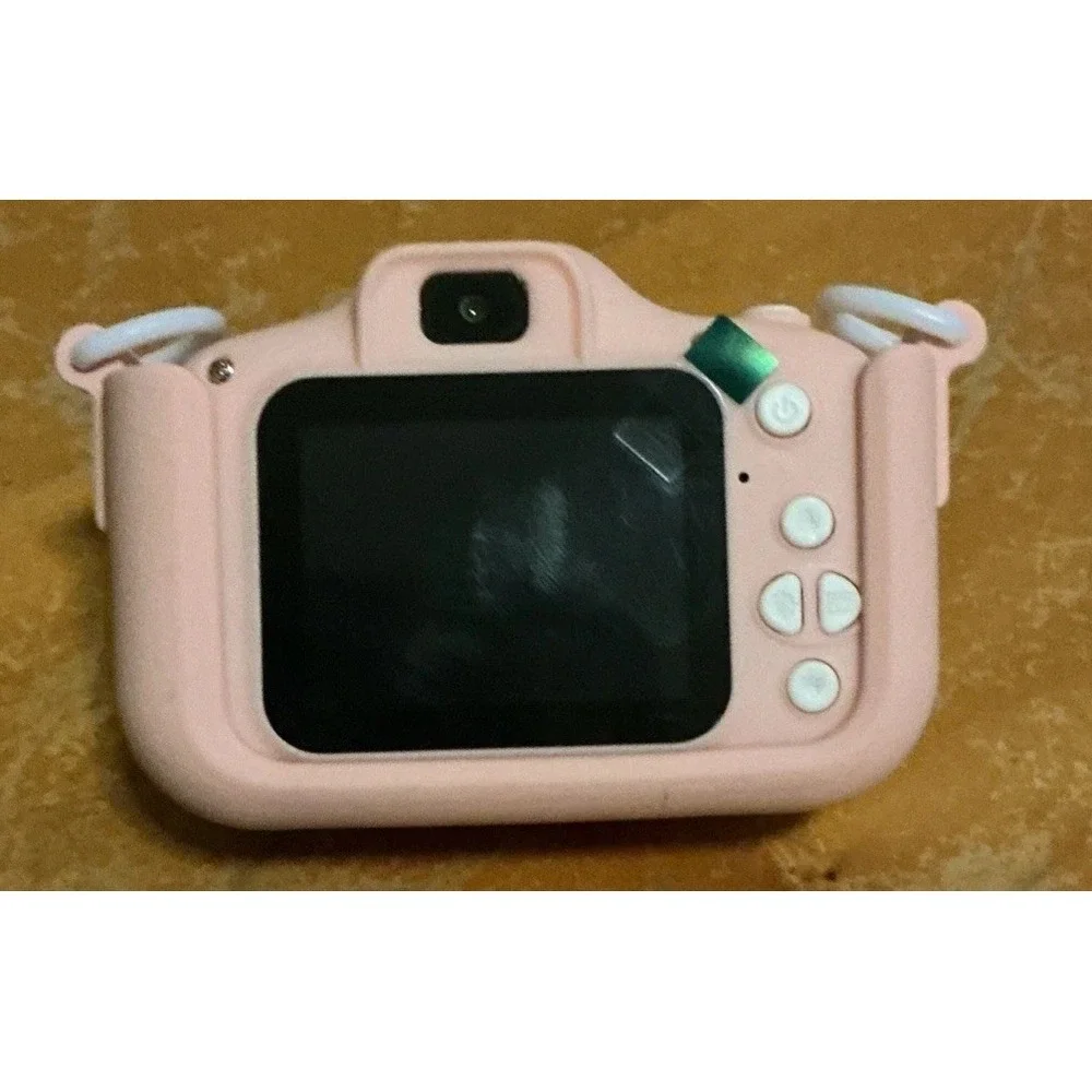 Kids Digital Camera Children LCD HD Rechargeable Pink Woof Good Dog New Open Box